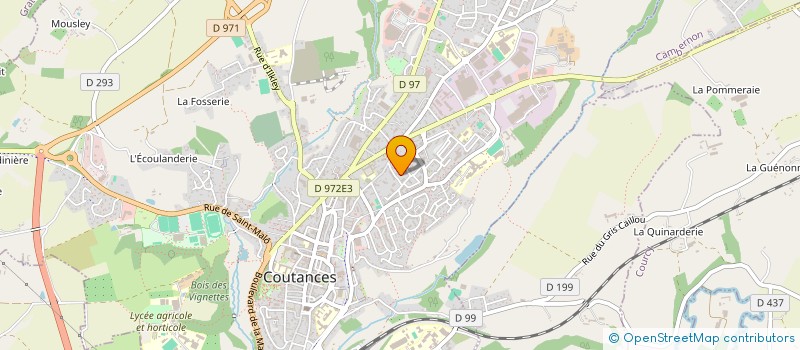 localisation de l'entreprise MONSIEUR MICKAE LAIGNEAU  COUTANCES