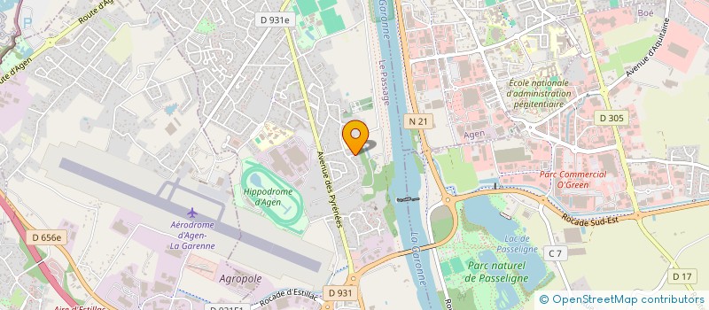 localisation de l'entreprise MONSIEUR MICKAEL ABARITURIOZ  LE PASSAGE