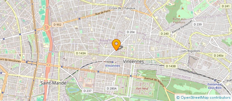 localisation de l'entreprise MONSIEUR MICKAEL ABBOU à VINCENNES