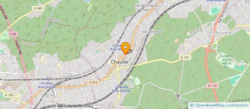 localisation de l'entreprise MONSIEUR MICKAEL ABGRALL à CHAVILLE