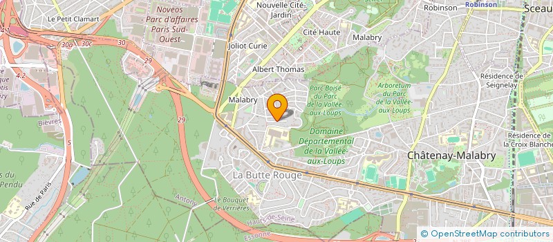 localisation de l'entreprise MONSIEUR MICKAEL ADECHI  CHATENAY-MALABRY