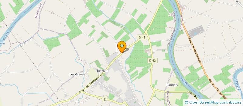 localisation de l'entreprise MONSIEUR MICKAEL AFONSO  MEAUZAC