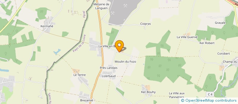localisation de l'entreprise MONSIEUR MICKAEL AILLERIE à HERBIGNAC
