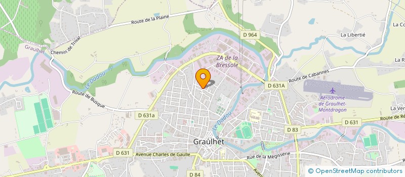 localisation de l'entreprise MONSIEUR MICKAEL AIRES  GRAULHET