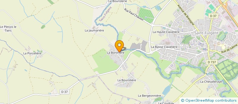 localisation de l'entreprise MONSIEUR MICKAEL ALAIN CHARRIER  SAINT-ANDRE-GOULE-D'OIE