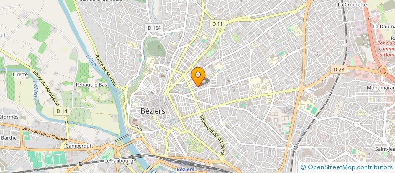 localisation de l'entreprise MONSIEUR MICKAEL ALFARO  BEZIERS