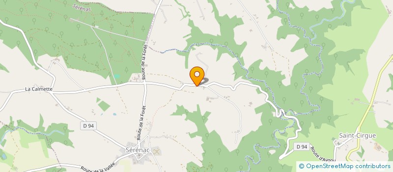 localisation de l'entreprise MONSIEUR MICKAEL ALIBERT  SERENAC