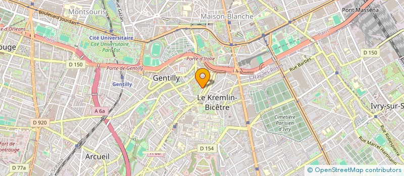 localisation de l'entreprise MONSIEUR MICKAEL ALLENO  GENTILLY