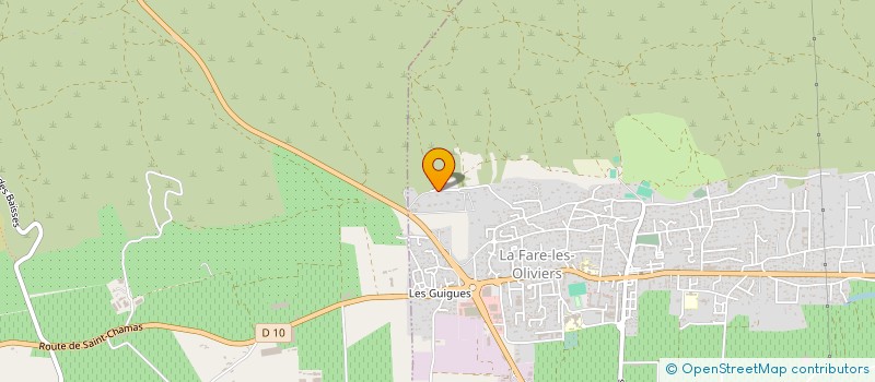 localisation de l'entreprise MONSIEUR MICKAEL ALONSO  LA FARE-LES-OLIVIERS