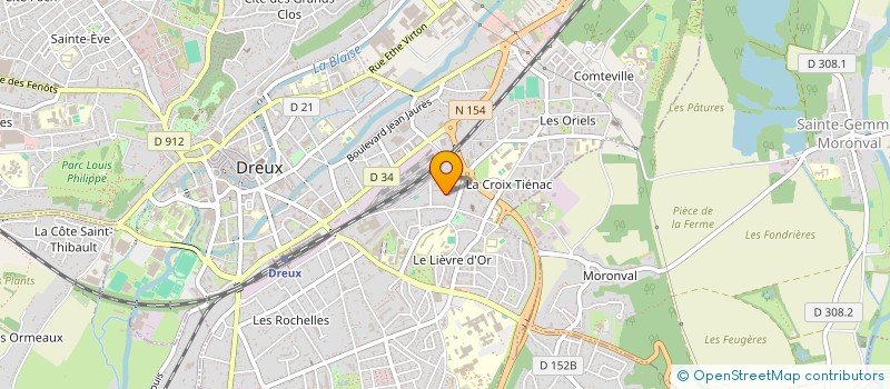 localisation de l'entreprise MONSIEUR MICKAEL ALVES à DREUX