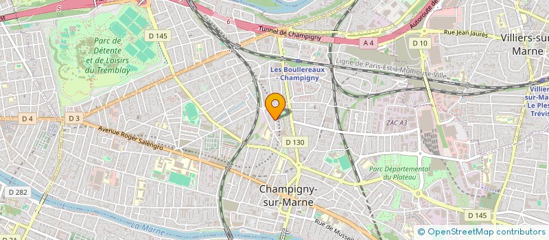 localisation de l'entreprise MONSIEUR MICKAEL ALVES  CHAMPIGNY-SUR-MARNE