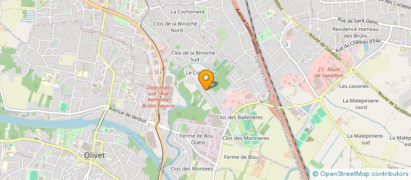 localisation de l'entreprise MONSIEUR MICKAEL ALVES à ORLEANS
