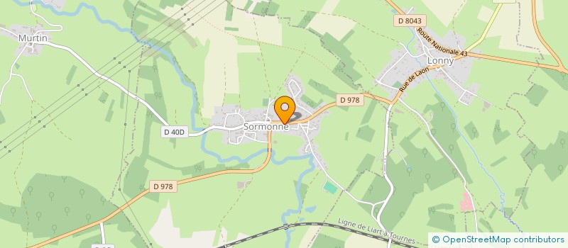 localisation de l'entreprise MONSIEUR MICKAEL ALVES DA CRUZ  SORMONNE