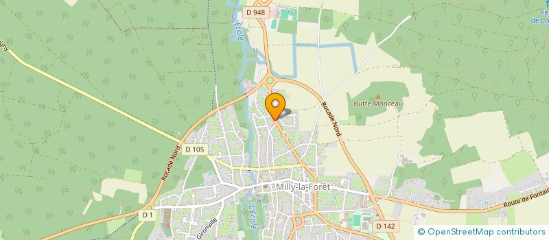 localisation de l'entreprise MONSIEUR MICKAEL AMAR  MILLY-LA-FORET