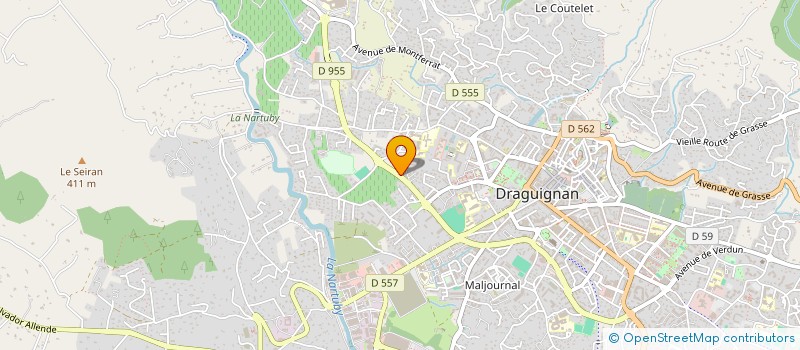 localisation de l'entreprise MONSIEUR MICKAEL AMIENS  DRAGUIGNAN