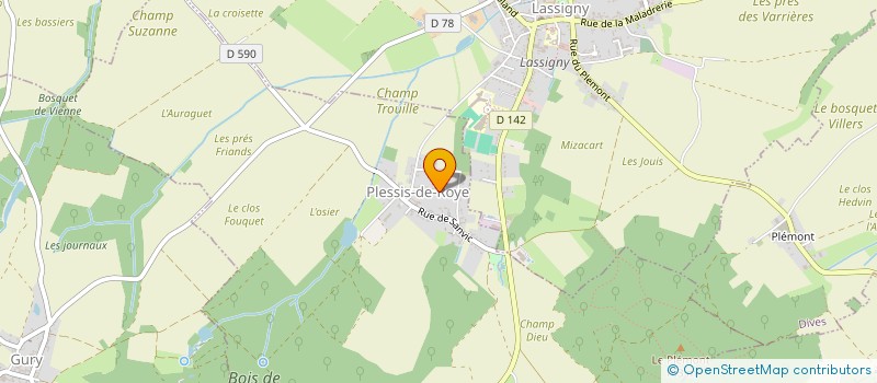 localisation de l'entreprise MONSIEUR MICKAEL ANCELLIN à PLESSIS-DE-ROYE