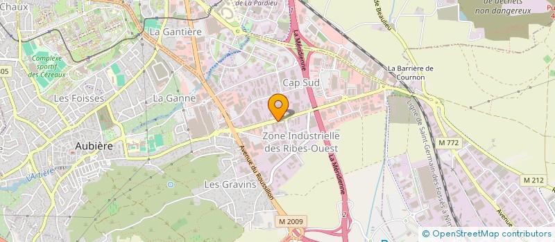 localisation de l'entreprise MONSIEUR MICKAEL ANDRAUD  AUBIERE