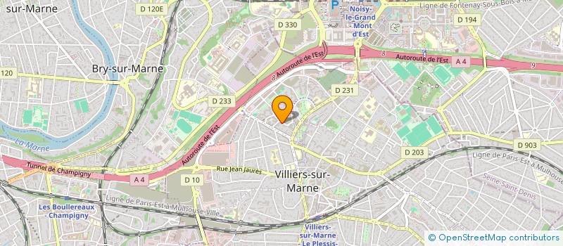 localisation de l'entreprise MONSIEUR MICKAEL-ANDRE PERRET  VILLIERS-SUR-MARNE