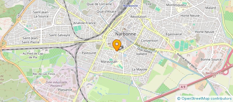 localisation de l'entreprise MONSIEUR MICKAEL ANDRIEU  NARBONNE