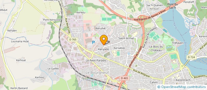 localisation de l'entreprise MONSIEUR MICKAEL ANGER  LORIENT