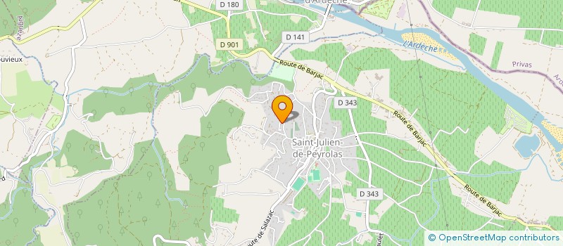 localisation de l'entreprise MONSIEUR MICKAEL ANNAVAL  SAINT-JULIEN-DE-PEYROLAS