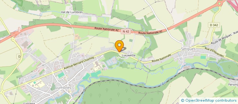 localisation de l'entreprise MONSIEUR MICKAEL ANSEL  LUMBRES