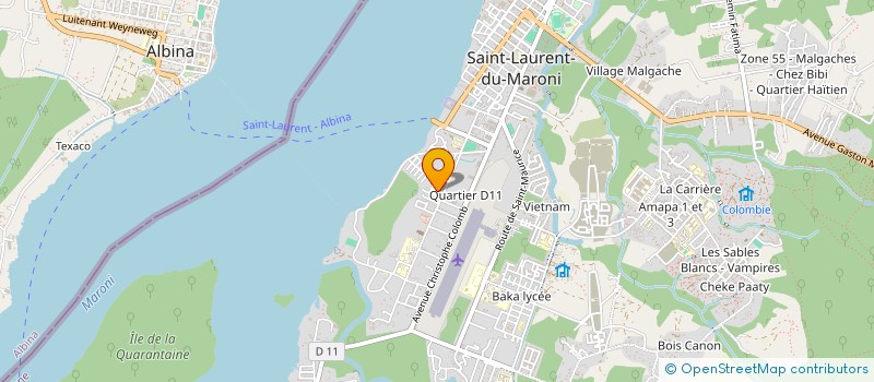 localisation de l'entreprise MONSIEUR MICKAEL APOIBA à SAINT-LAURENT-DU-MARONI