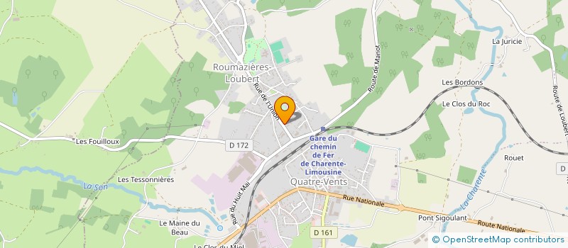 localisation de l'entreprise MONSIEUR MICKAEL ARLOT à TERRES-DE-HAUTE-CHARENTE