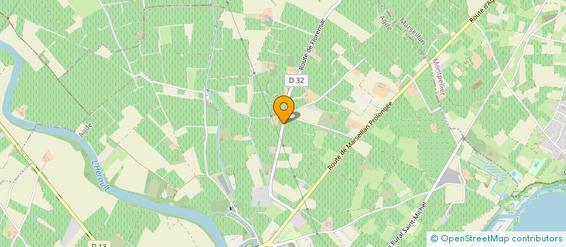 localisation de l'entreprise MONSIEUR MICKAEL ARNAL  AGDE