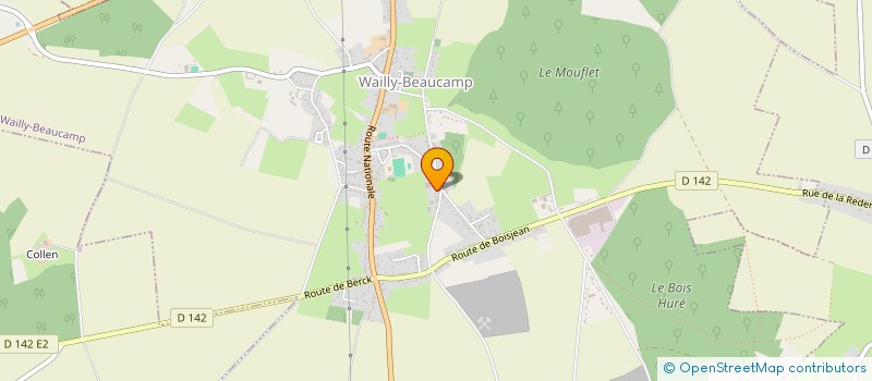 localisation de l'entreprise MONSIEUR MICKAEL ARNILLAS  WAILLY-BEAUCAMP