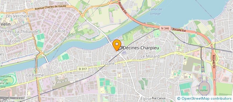 localisation de l'entreprise MONSIEUR MICKAEL ARRIAZA  DECINES-CHARPIEU