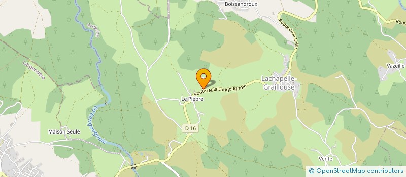 localisation de l'entreprise MONSIEUR MICKAEL ARTIGE  LACHAPELLE-GRAILLOUSE