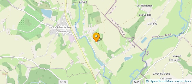 localisation de l'entreprise MONSIEUR MICKAEL ARVIER  LA CHAPELLE-HUON