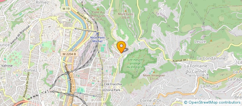 localisation de l'entreprise MONSIEUR MICKAEL ASCENSIO  NICE