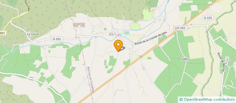 localisation de l'entreprise MONSIEUR MICKAEL ASENSIO  BERRIAS ET CASTELJAU