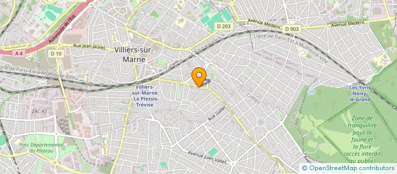 localisation de l'entreprise MONSIEUR MICKAEL ASSARAF à VILLIERS-SUR-MARNE
