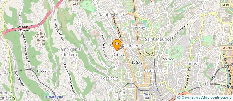 localisation de l'entreprise MONSIEUR MICKAEL ATTIA à NICE