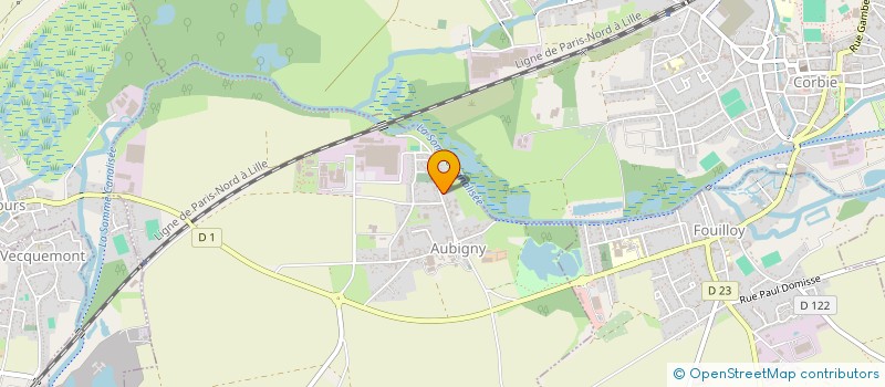 localisation de l'entreprise MONSIEUR MICKAEL AUBERT  AUBIGNY