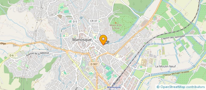 localisation de l'entreprise MONSIEUR MICKAEL AUBRY à MANOSQUE