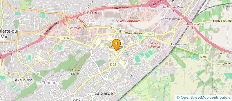 localisation de l'entreprise MONSIEUR MICKAEL AUDAN  LA GARDE