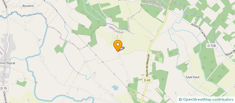 localisation de l'entreprise MONSIEUR MICKAEL AUDUC  LA VILLE-DIEU-DU-TEMPLE