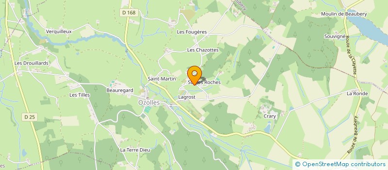 localisation de l'entreprise MONSIEUR MICKAEL AULAS à OZOLLES