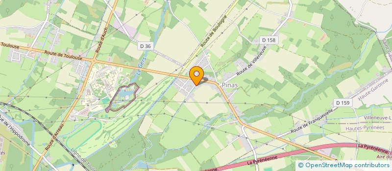 localisation de l'entreprise MONSIEUR MICKAEL AURIGNAC  PINAS