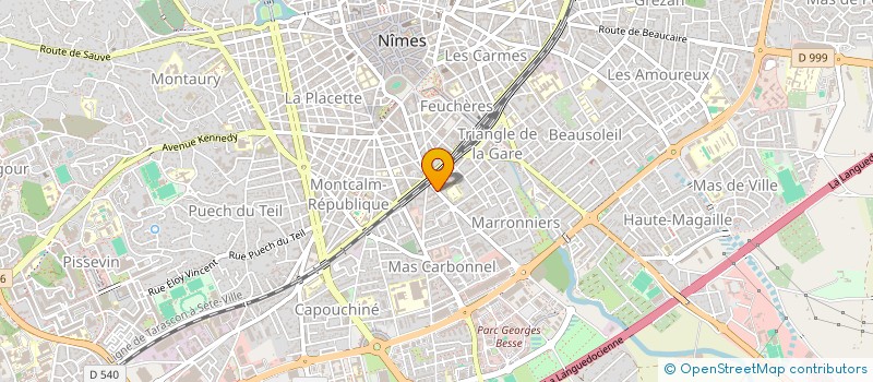 localisation de l'entreprise MONSIEUR MICKAEL AUXERRE  NIMES