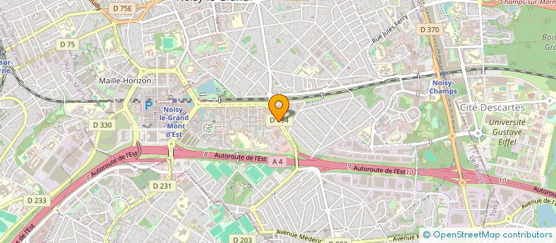 localisation de l'entreprise MONSIEUR MICKAEL AVIREL  NOISY-LE-GRAND