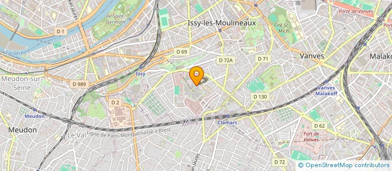 localisation de l'entreprise MONSIEUR MICKAEL AZOULAY à ISSY-LES-MOULINEAUX