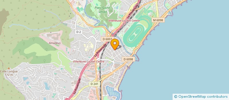 localisation de l'entreprise MONSIEUR MICKAEL AZUELOS à VILLENEUVE-LOUBET
