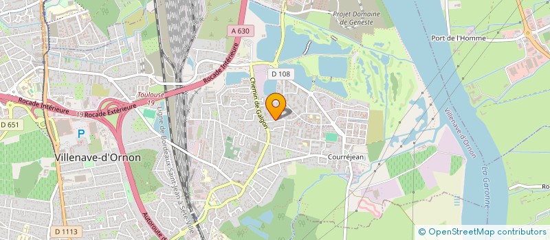 localisation de l'entreprise MONSIEUR MICKAEL BA  VILLENAVE-D'ORNON