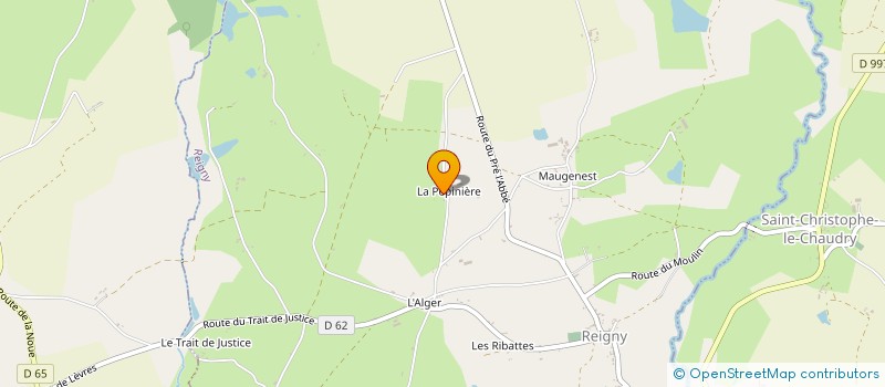 localisation de l'entreprise MONSIEUR MICKAEL BABILLOT à REIGNY