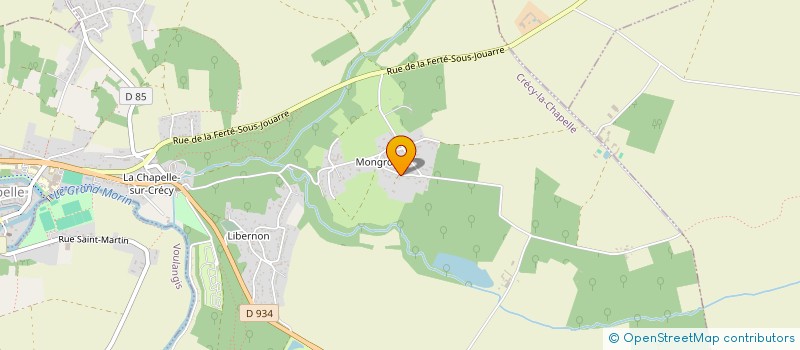 localisation de l'entreprise MONSIEUR MICKAEL BADUREAU  CRECY LA CHAPELLE